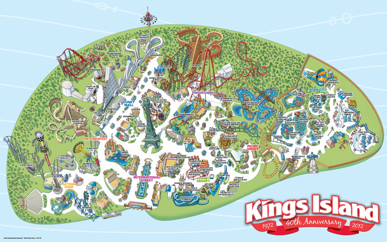 2024 Kings Island Map - Josy Rozina