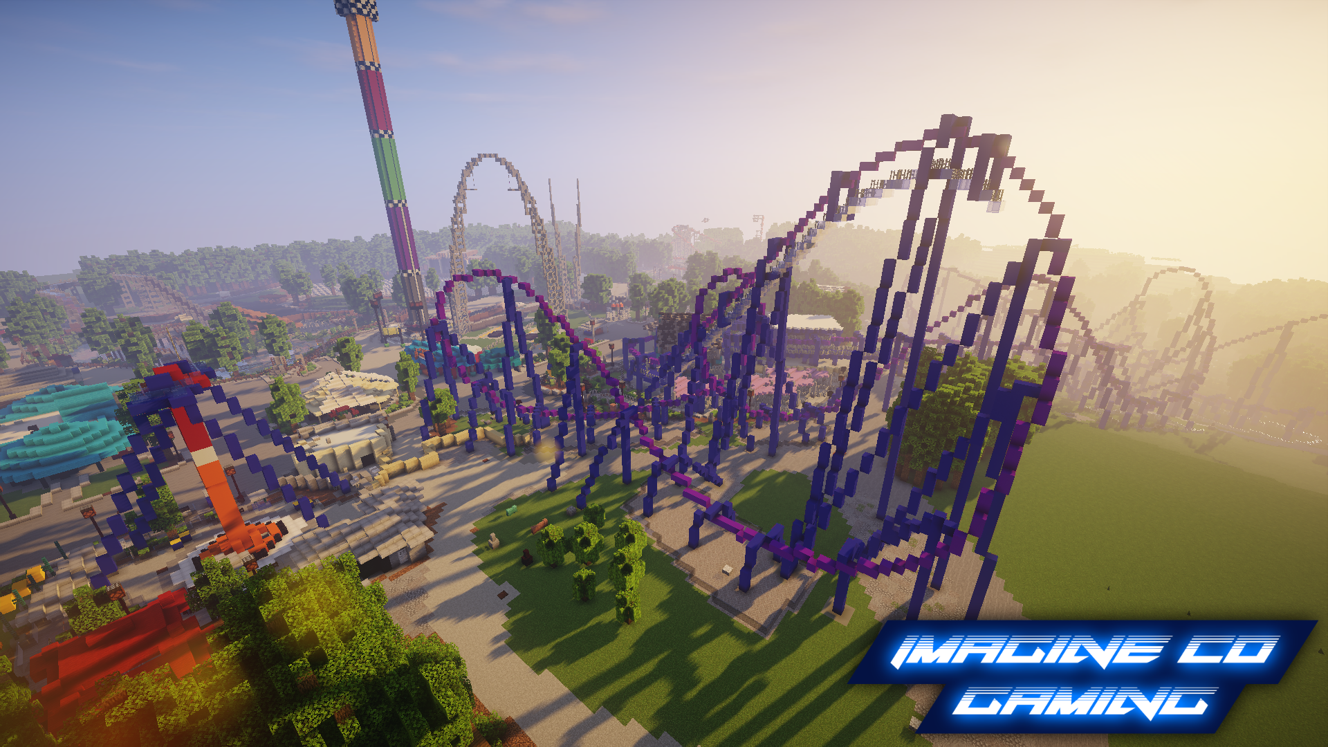 Kings Island 1 1 Scale Recreation in Minecraft Kings Island