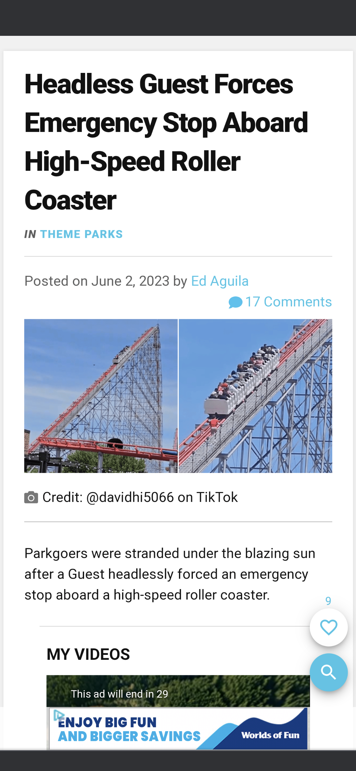 Interesting Article Name Used Other Amusement Parks Industry