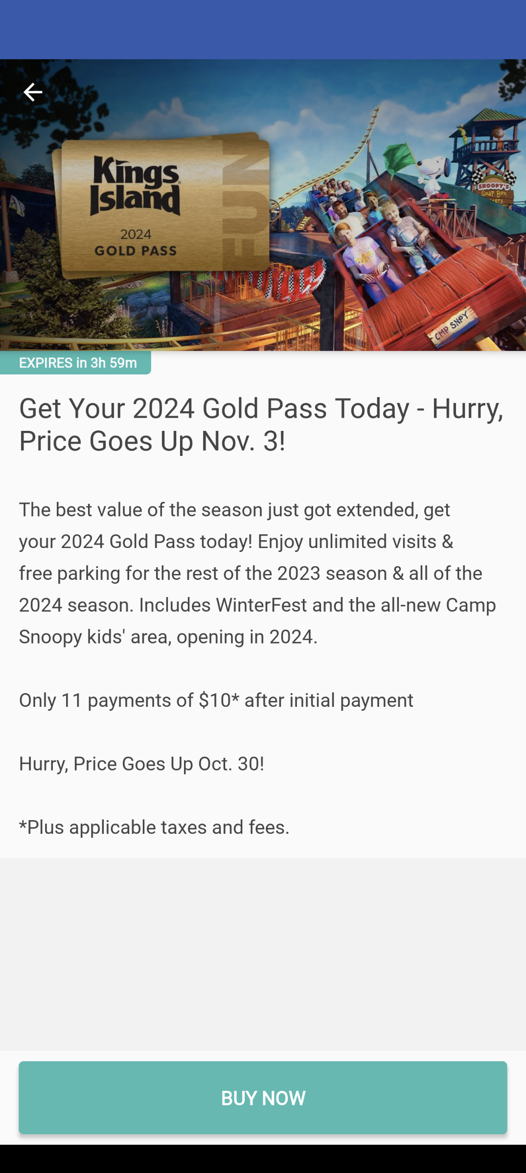 Season Pass Sale Extended Kings Island Kings Island Central Forums