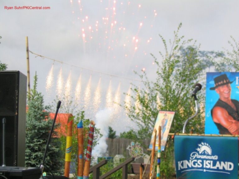 Fireworks to kick off the opening of Boomerang Bay