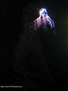 Eiffel Tower at Nights of Fire 2005