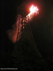 Eiffel Tower at Nights of Fire 2004
