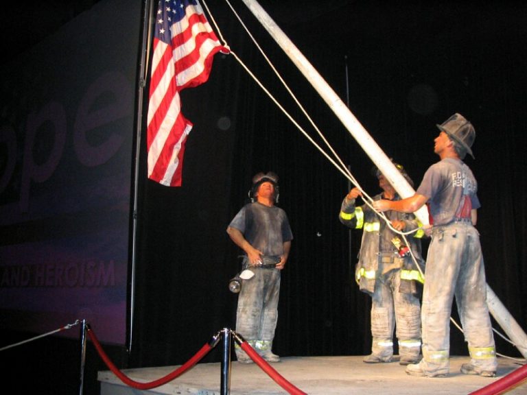 Madme Tussauds Tribute to the Heros of 9-11