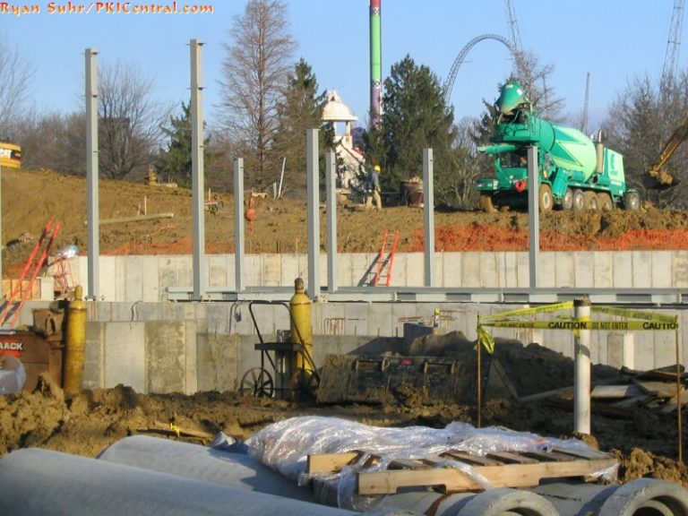 Italian Job Stunt Track Construction