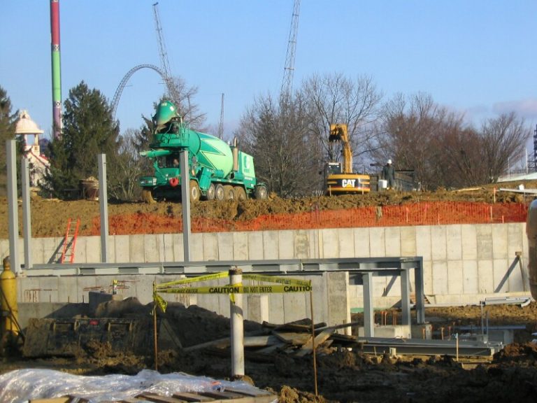 Italian Job Stunt Track Construction