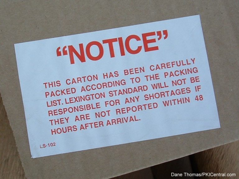 Sticker on Box