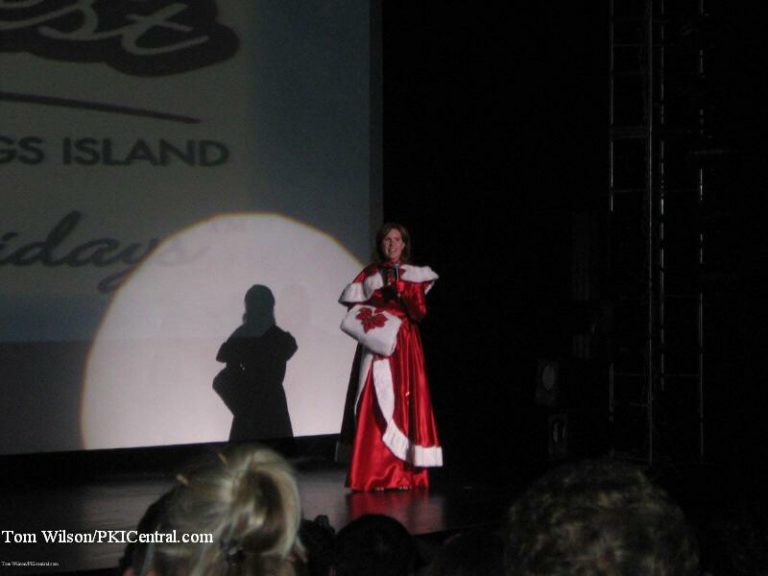 Maureen welcomes Winterfest as Mrs. Claus