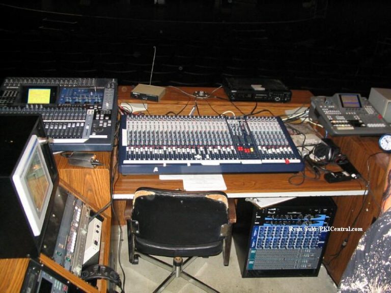 Paramount Theatre's sound area