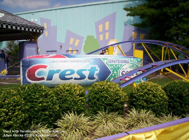 Crest tube in Taxi Jam... yes, it's true.
