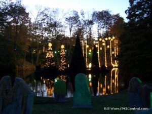 Setting Up Holiday Illuminations In Rivertown
