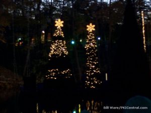 Setting Up Holiday Illuminations In Rivertown