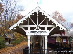 New Winterfest sign in train station