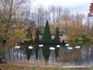 Setting Up Holiday Illuminations In Rivertown