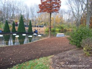 Setting Up Holiday Illuminations In Rivertown