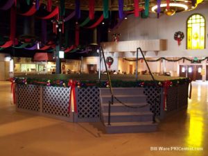 Winterfest Preparations in  Festhaus, Center Stage