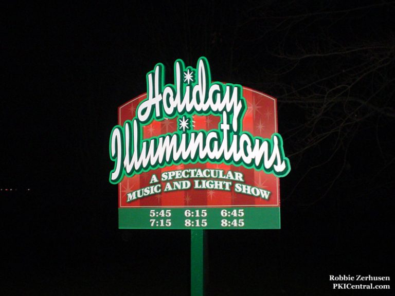 Holiday Illuminations Sign