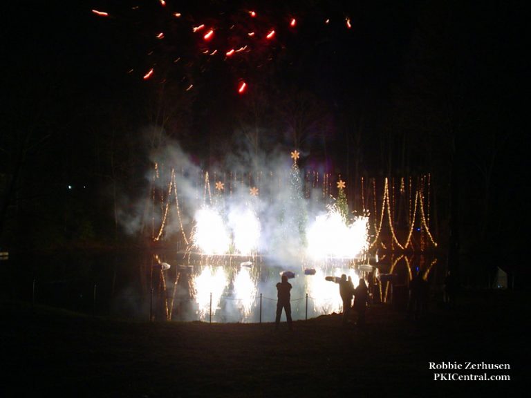 Holiday Illuminations fireworks