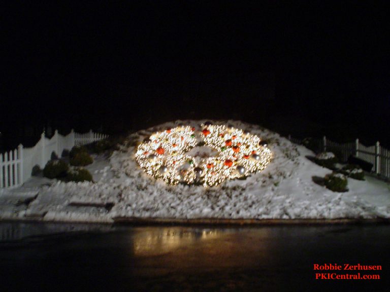 Floral Clock Wreath