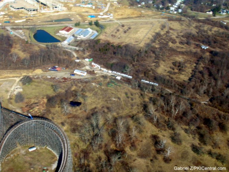 Aerial view of Kings Island