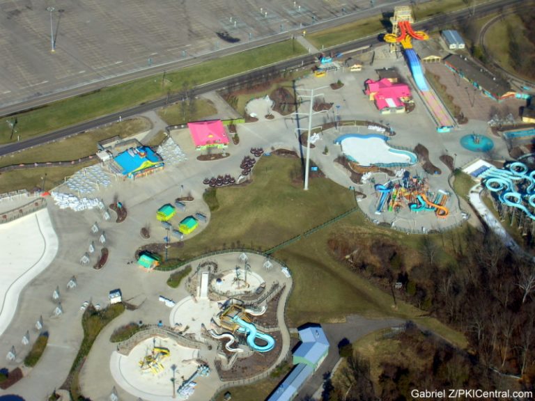 Aerial view of Boomerang Bay