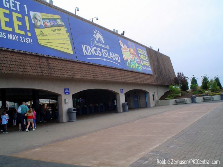 Old location of ticket booths