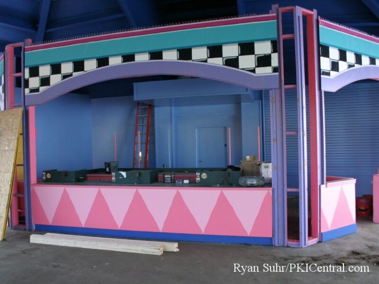 Renovating Taxi Jam's photo booth.