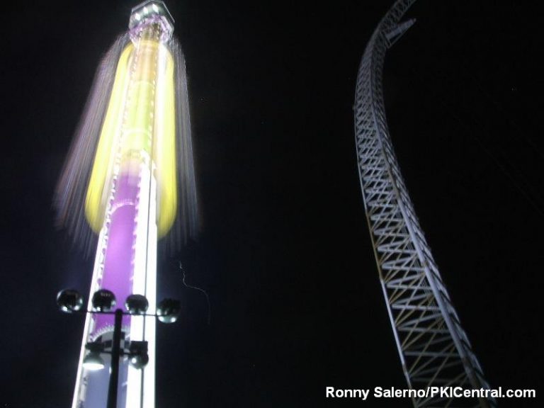 Drop Zone at Night.