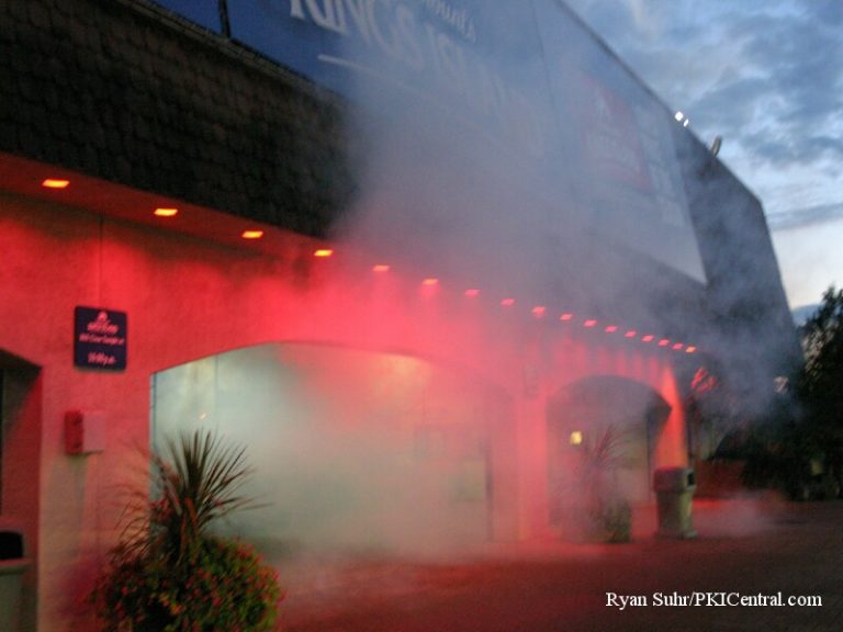 Fog Rolling Out of PKI's Entrance