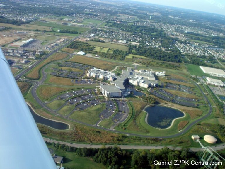 Aerial View of Tennis Center