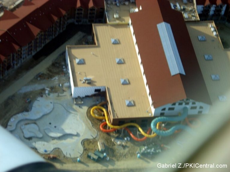 Aerial of Great Wolf Lodge