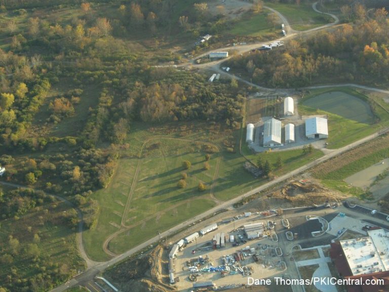 Area behind Great Wolf Lodge
