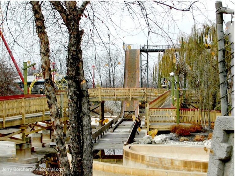 Congo Falls in winter rehab
