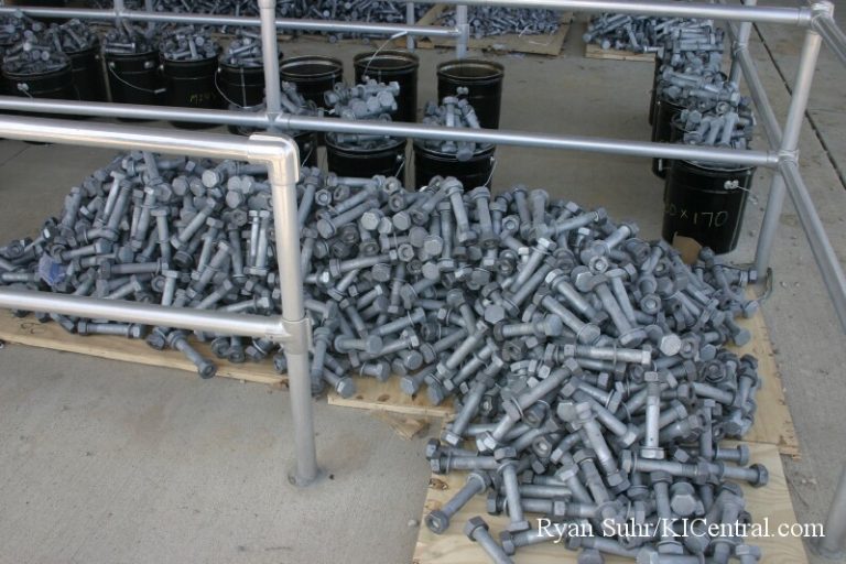 Thousands of nuts and bolts