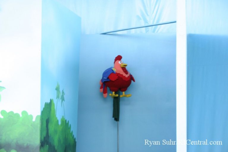 The chicken from Dora's Sing A Long