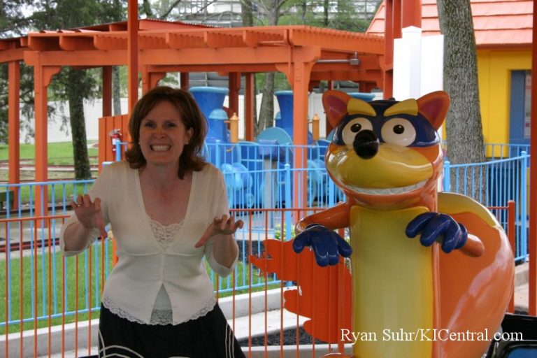Maureen Kaiser says goodbye to Swiper... in her own way..