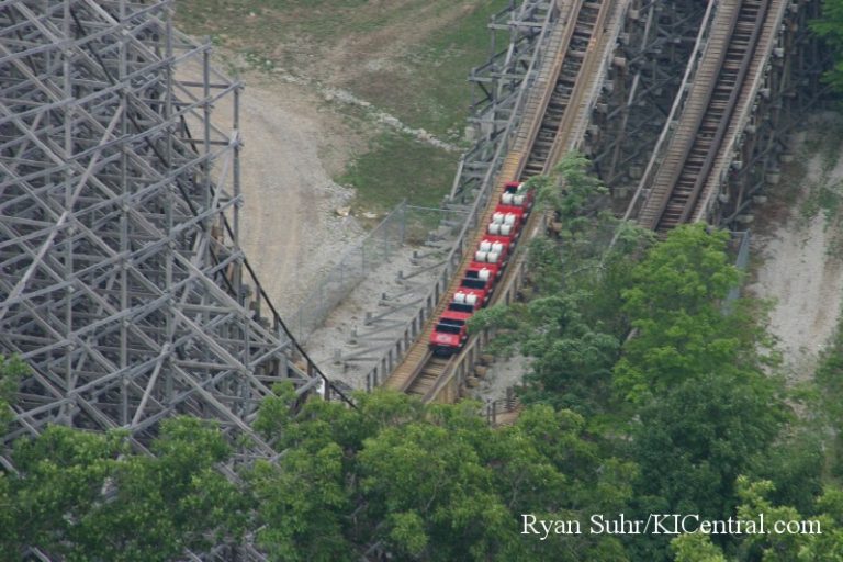 Testing a new train through the new section of track