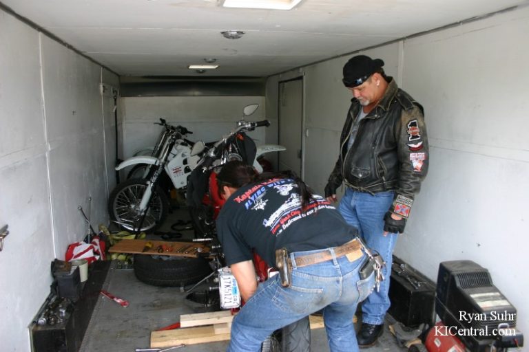 Doing Maintanance on Robbie's Bikes