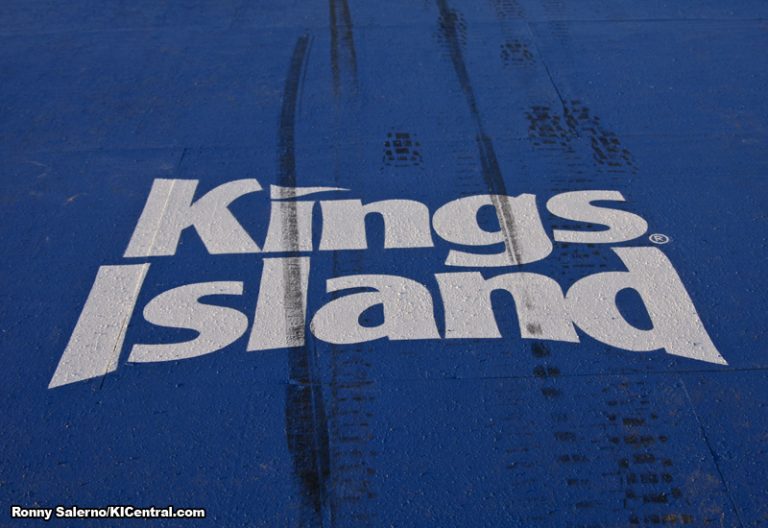 Marks from the landing.