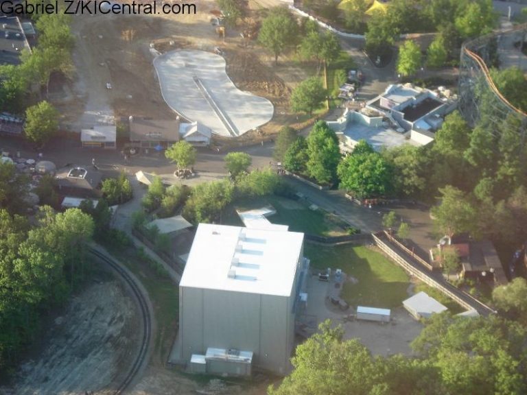 Aerial shot of Mystery Construction (May)