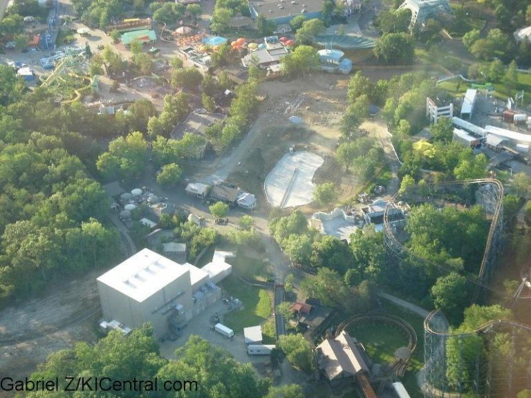 Aerial shot of Mystery Construction (May)