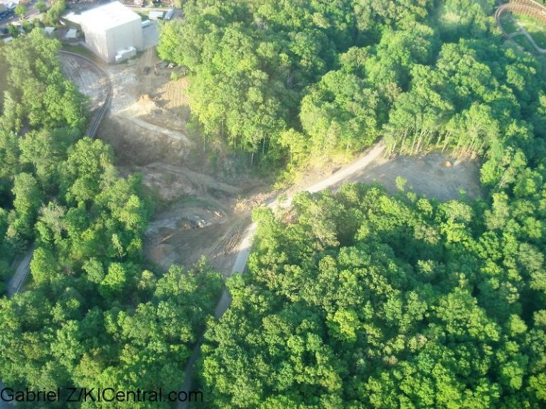 Aerial shot of Mystery Construction (May)