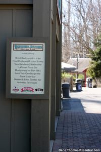 Rivertown Juntion Menu