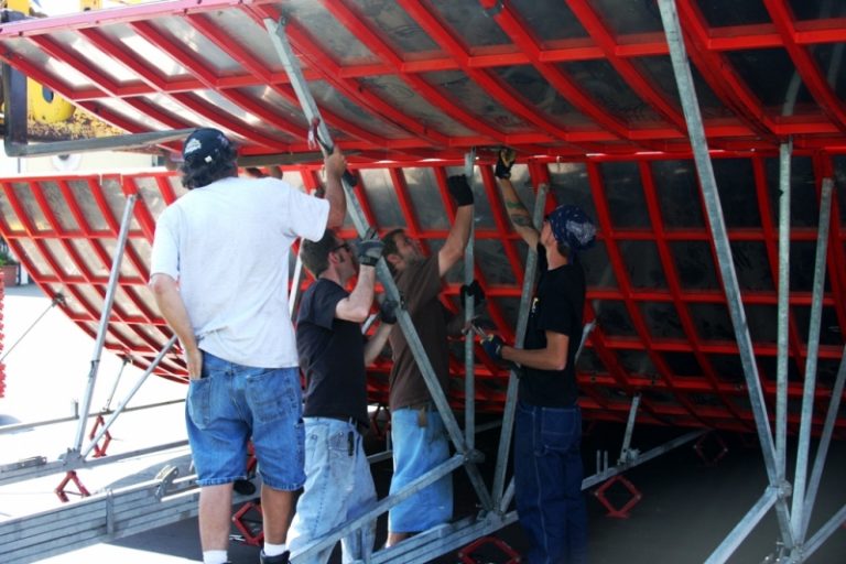 ASA World Tour Ramp Construction 2009