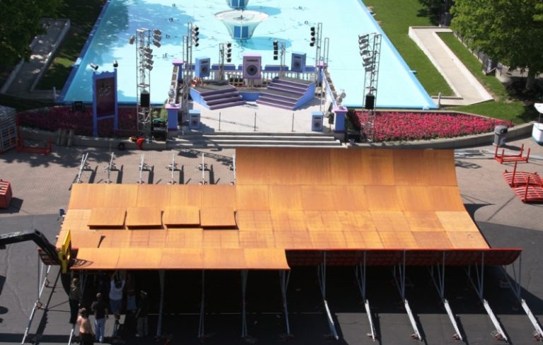 ASA World Tour Ramp Construction 2009
