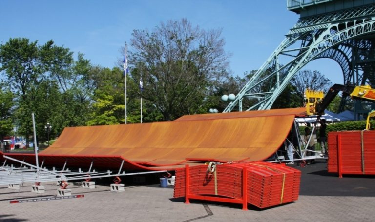 ASA World Tour Ramp Construction 2009