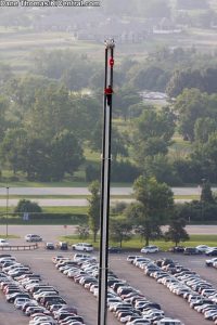 Nik Wallenda Walks a high wire 262' in the air above International Street at Kings Island — photo 4 of 39