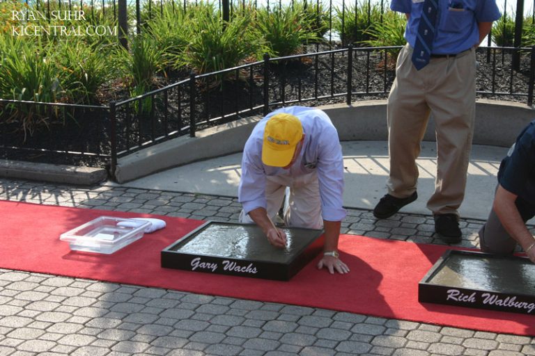 Gary Wachs inducted into the 2009 Kings Island Walk of Fame