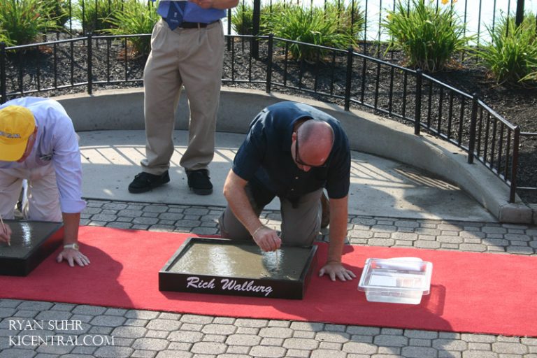Rich Walburg is inducted into Kings Island's Walk of Fame 2009