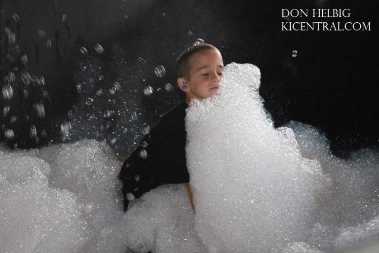 Fun in the foam pit at Howl-o-Fest 2009